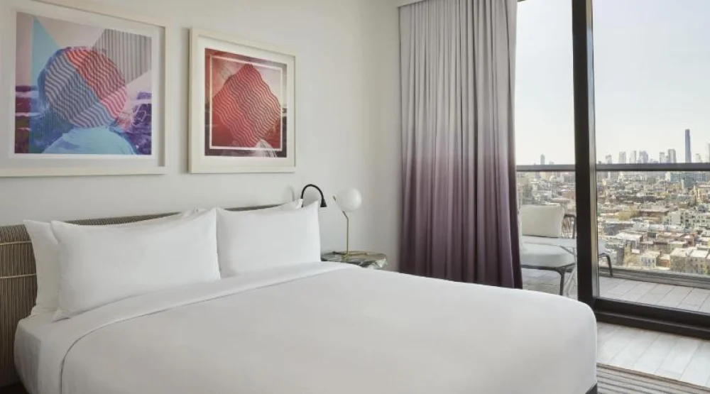 Gotham Corner King Suite with Wraparound Balcony at The William Vale