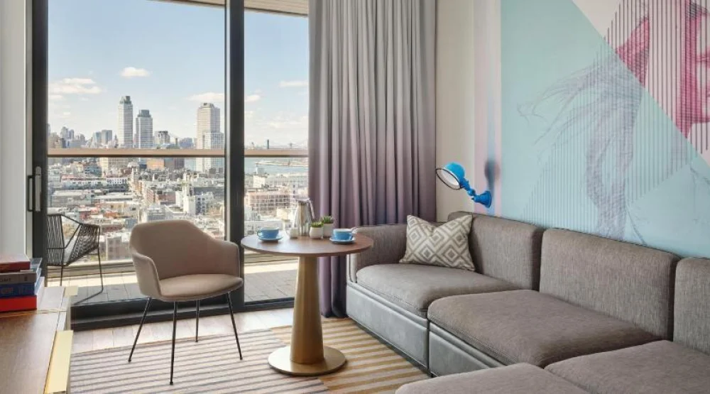 King One Bedroom Suite with Balcony at The William Vale