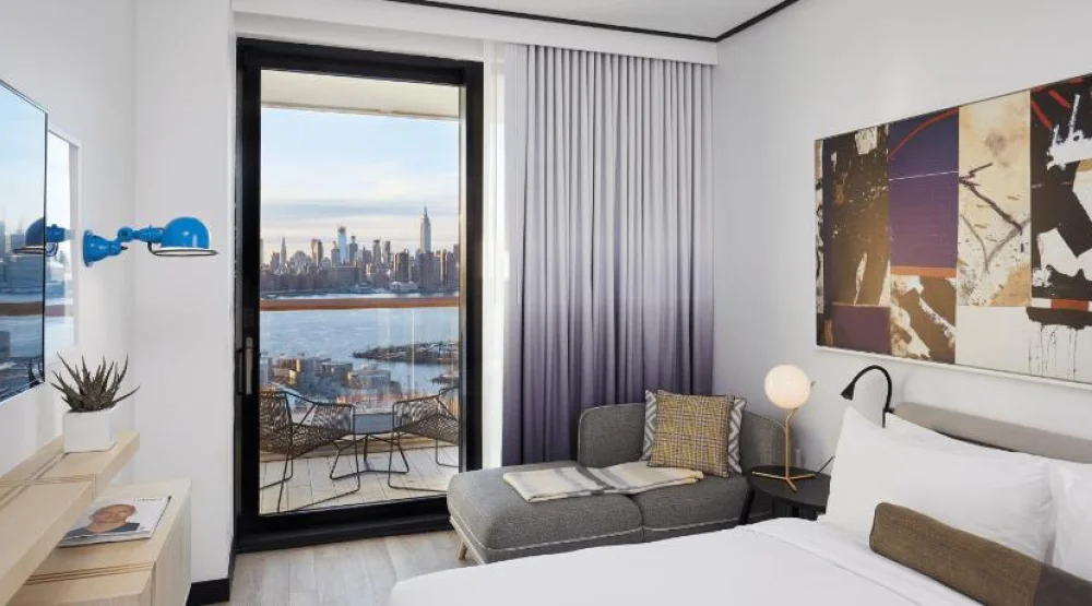 Gotham Deluxe Queen Room with Balcony at The William Vale