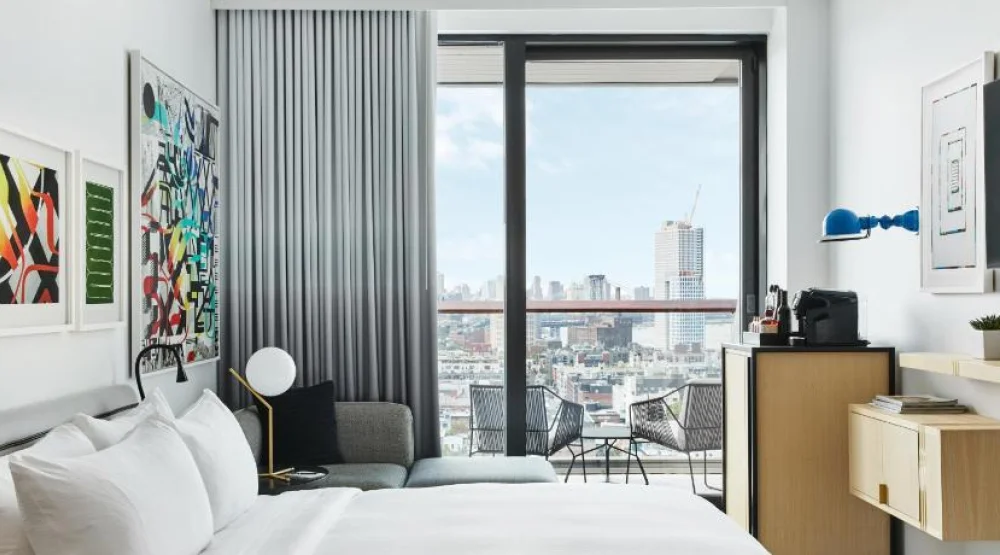 Gotham Deluxe King Room with Balcony at The William Vale