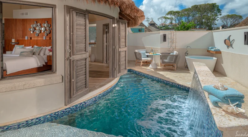 South Seas Royal Rondoval Butler Suite with Private Pool Sanctuary at Sandals Royal Barbados