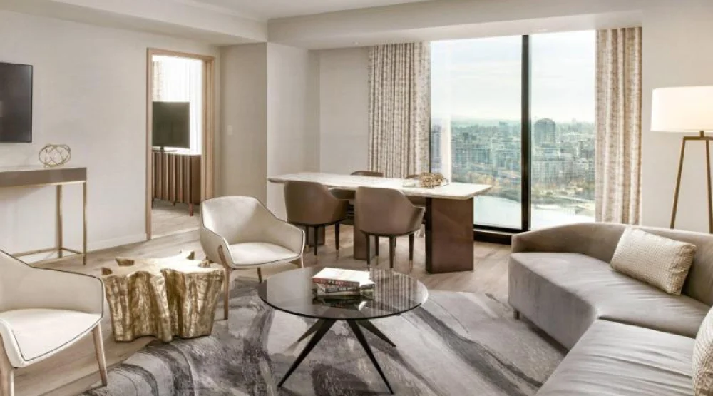 One Bedroom Executive Suite, One King, Water View, High Floor at JW Marriott Parq Vancouver
