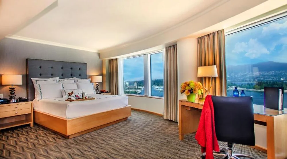 Premier King Room at Pan Pacific Vancouver