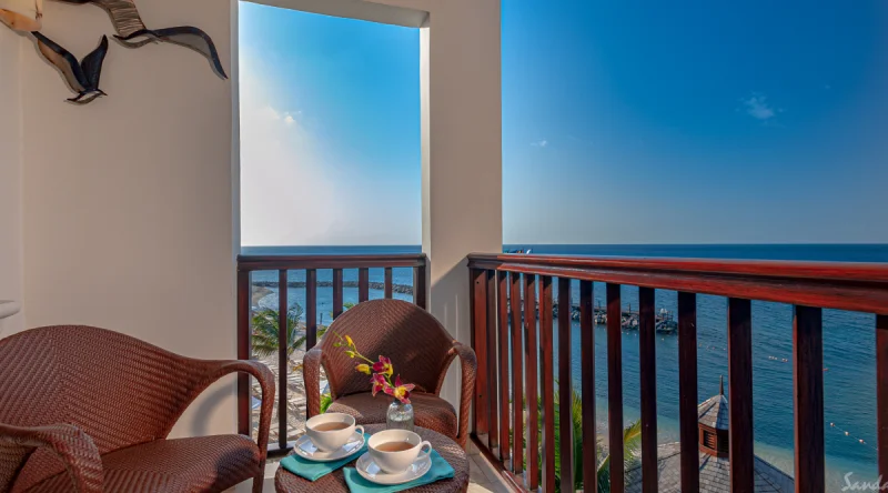 Pink Gin Oceanview Club Level Suite at Sandals Grenada