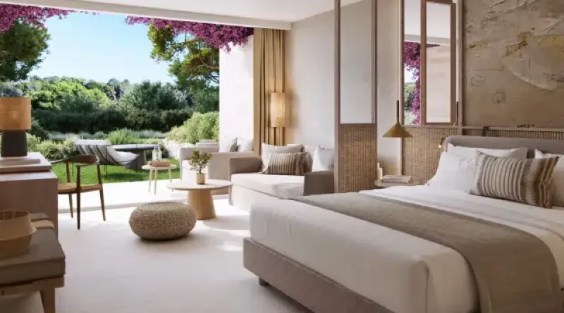 Junior Suite Private Garden at Ikos Porto Petro