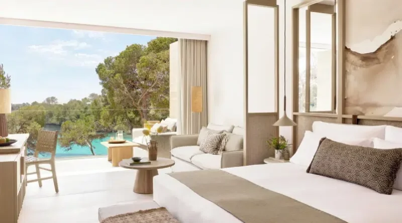 Deluxe Junior Suite Sea Or Partial Sea View at Ikos Porto Petro