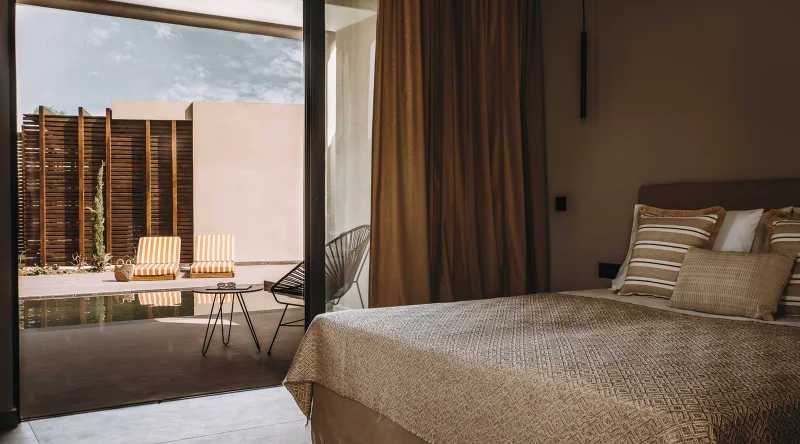 Suite with Private Pool at Cooks Club Ialysos