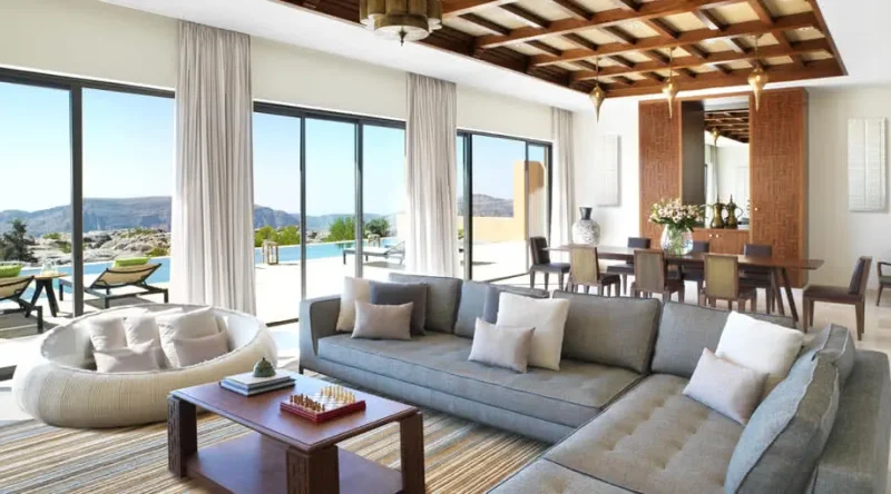 Three Bedroom Royal Mountain Villa at Anantara Al Jabal Al Akhdar Resort