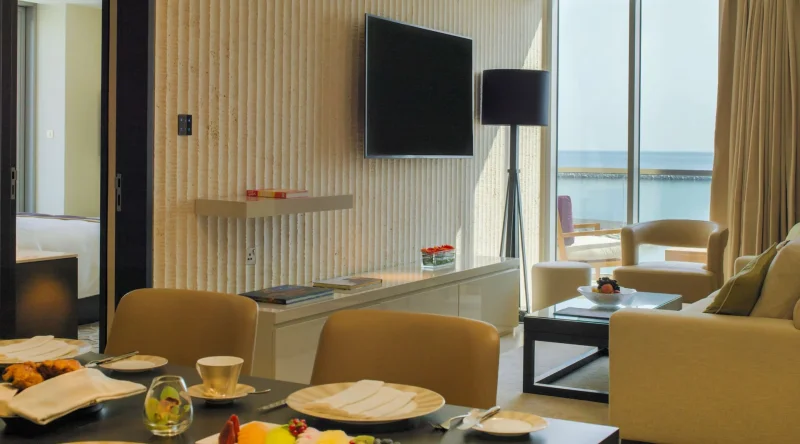 Deluxe Sea View Suite at Kempinski Hotel Muscat