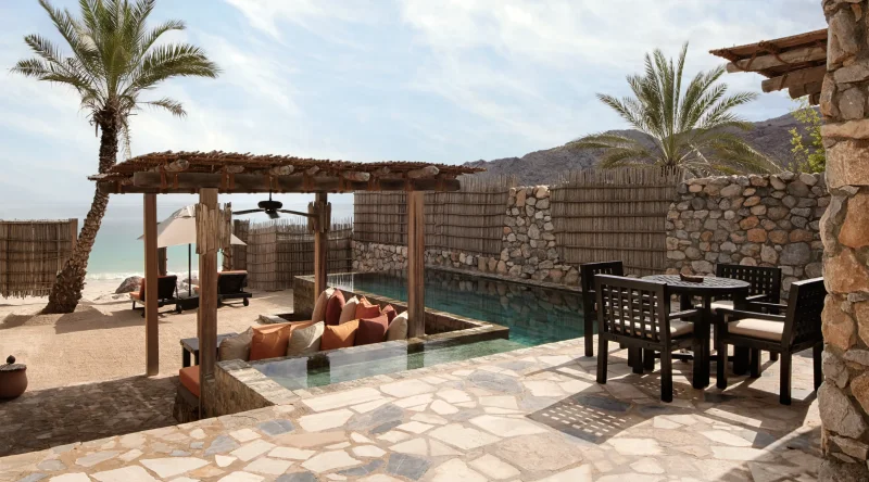 Pool Villa Beachfront at Six Senses Zighy Bay