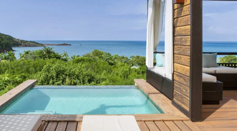 Hillside Pool Villa Suites at Hermitage Bay