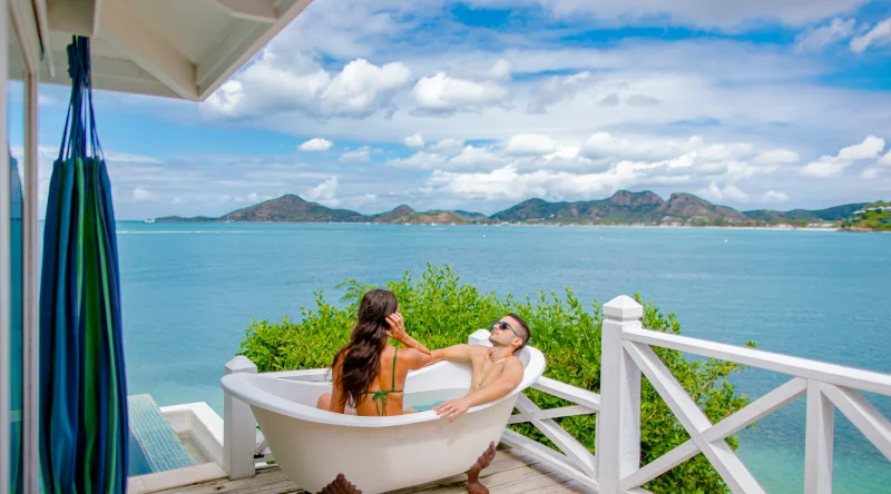 Azure Waterfront Pool Suite at Cocobay Resort