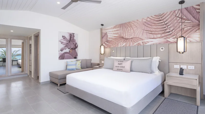 Luxury Presidential Beachfront Walk Out One Bedroom Suite at Royalton Chic Antigua Autograph Collection