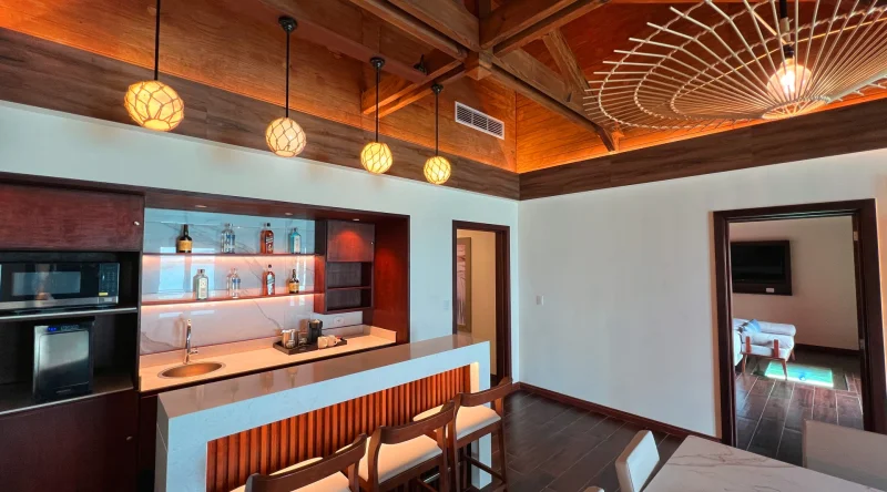 Chairman Sunset Overwater Bungalow Two Bedroom Suite at Royalton Chic Antigua Autograph Collection