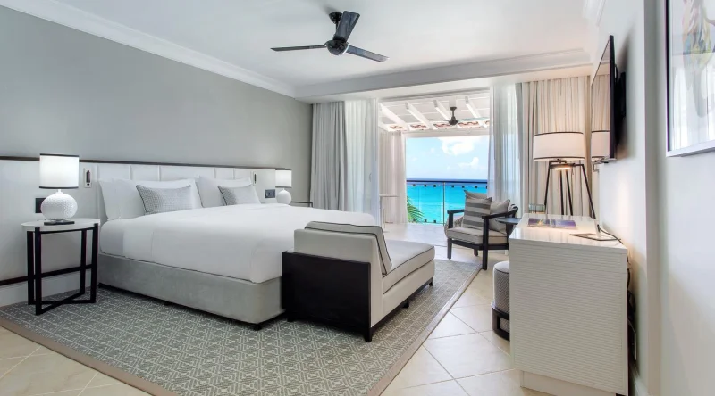 Luxury Oceanfront Room at Fairmont Royal Pavilion