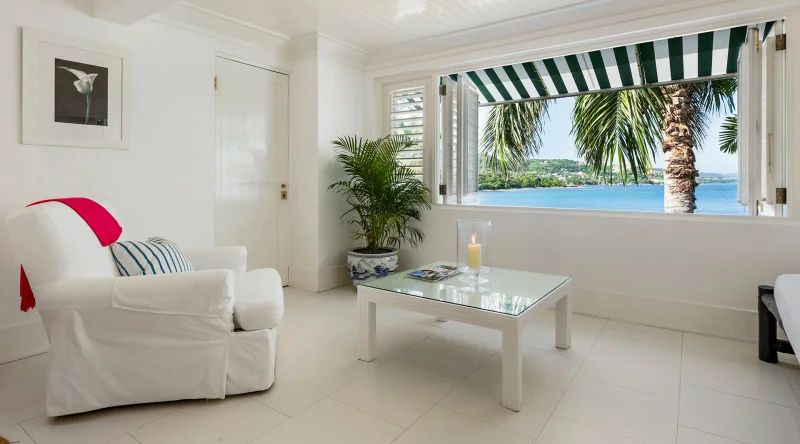 Premium Ocean View King Room at Round Hill Hotel & Villas