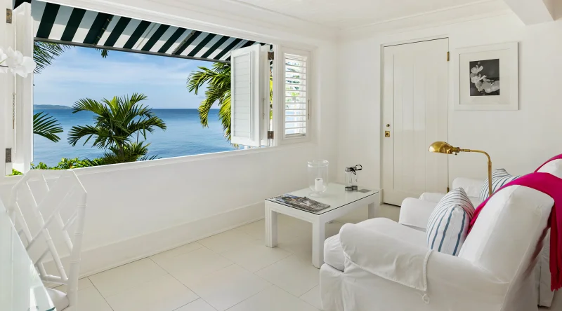 Premium Ocean View Double Room at Round Hill Hotel & Villas
