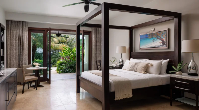 Romeo & Juliet Walkout Butler Suite with Patio Tranquility Soaking Tub at Sandals Royal Caribbean