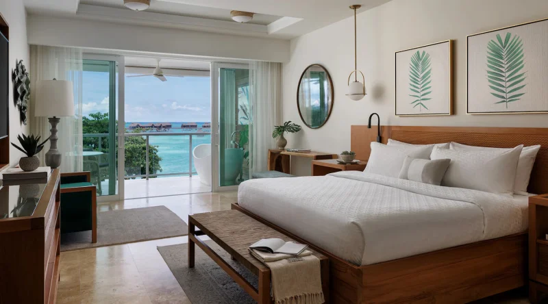 Royal Beachfront Club Suite W/ Balcony Tranquility Soaking Tub at Sandals Royal Caribbean