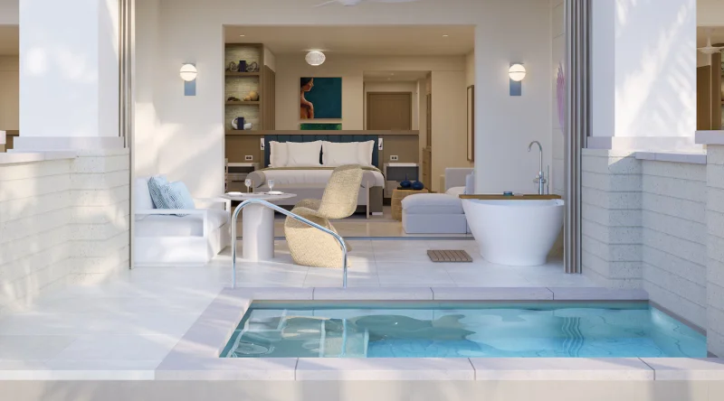 Beachfront Butler Suite W/private Pool at Sandals Royal Caribbean