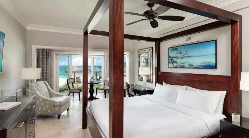 Paradise Beachfront Walkout Club Level Room at Sandals Negril