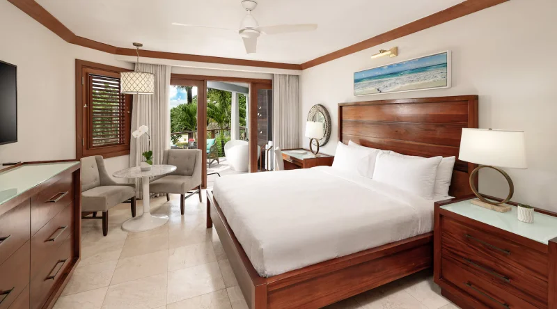Longshore Beachfront Walkout Grande Luxe Club Level Room W/ Patio Tranquility Soaking Tub at Sandals Negril