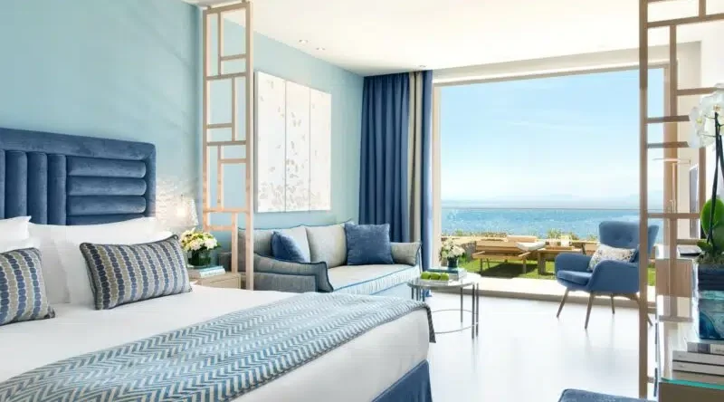 Deluxe Junior Suite Private Garden at Ikos Oceania