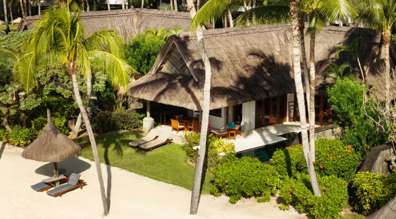 Beach Villa with Private Pool at Constance Prince Maurice
