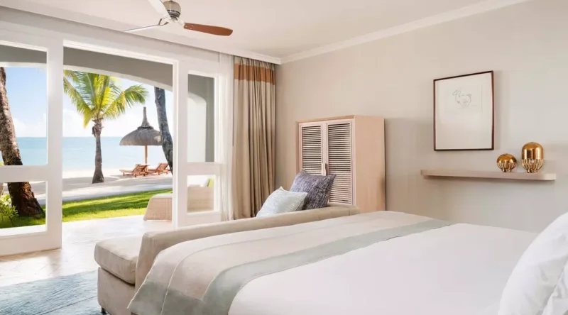 Beachfront Room at One&Only Le Saint Geran