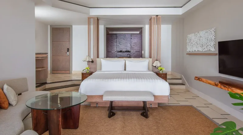 Frangipani Beachfront Junior Suite at Shangri-La Le Touessrok Resort & Spa