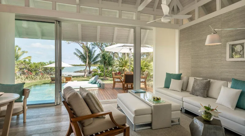 Premium Beach View Pool Villa at Four Seasons Resort Mauritius at Anahita