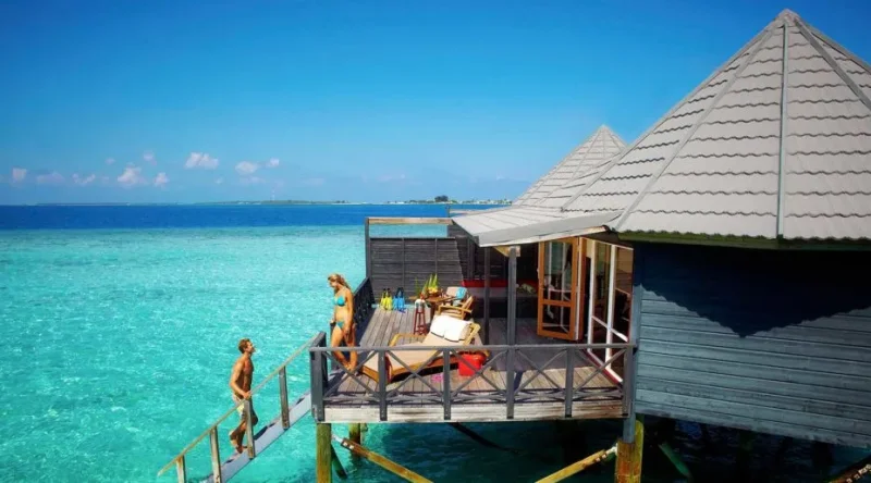 Ocean Jacuzzi Water Villa at Komandoo Island Resort