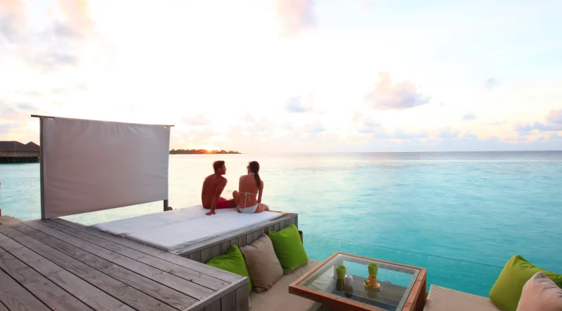 Sunset Laamu Water Villa at Six Senses Laamu