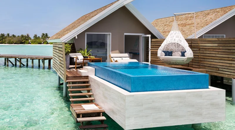 Romantic Pool Water Villa at LUX* South Ari Atoll