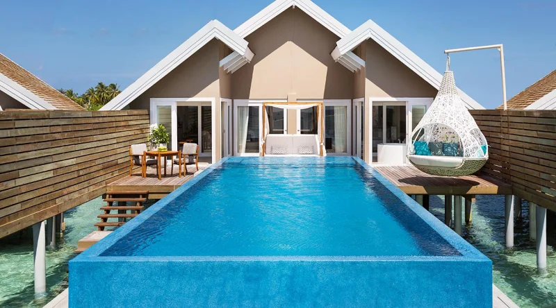 Temptation Pool Water Villa at LUX* South Ari Atoll
