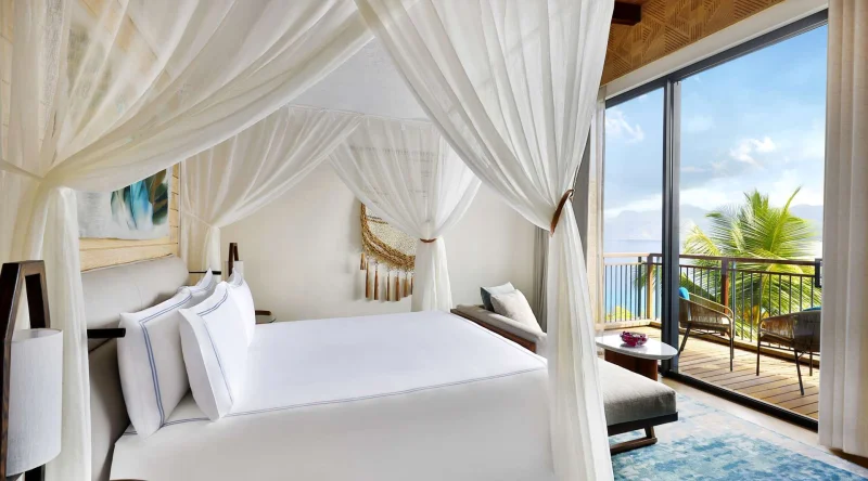 Premium Room with Ocean View at Mango House Seychelles