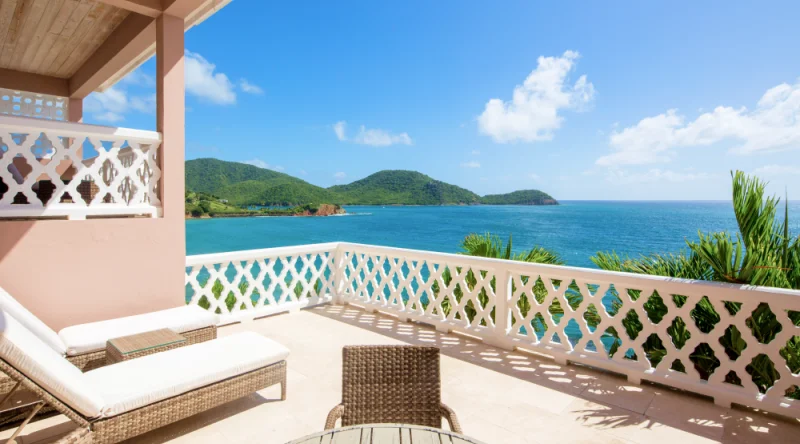 One Bedroom Bluff Suite at Curtain Bluff