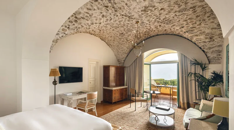 Deluxe Sea View Rooms with Balcony at Caruso, A Belmond Hotel