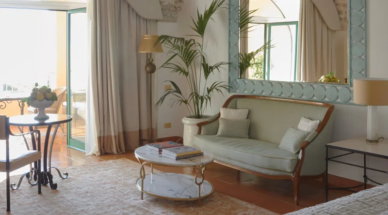 Superior Sea View Junior Suite with Garden at Caruso, A Belmond Hotel