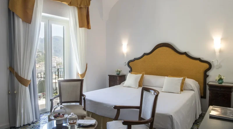 Superior Front Sea View Balcony at Santa Caterina Hotel