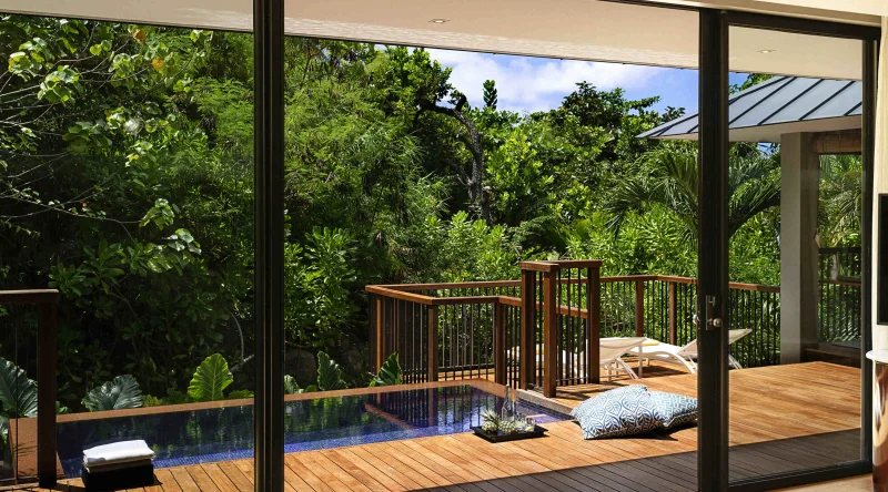 Hillside Garden View Pool Villa at Raffles Seychelles