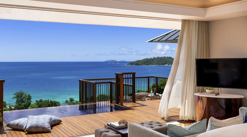 Panoramic Pool Villa at Raffles Seychelles