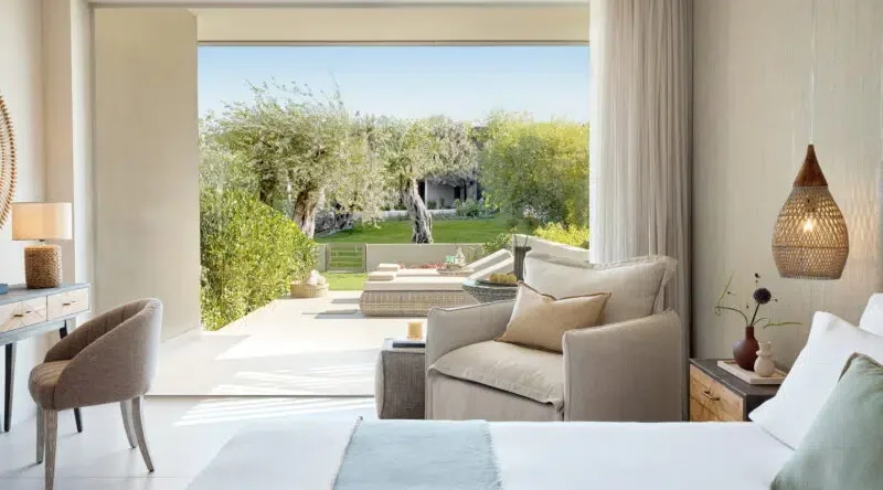 Superior Double Room Private Garden at Ikos Odisia