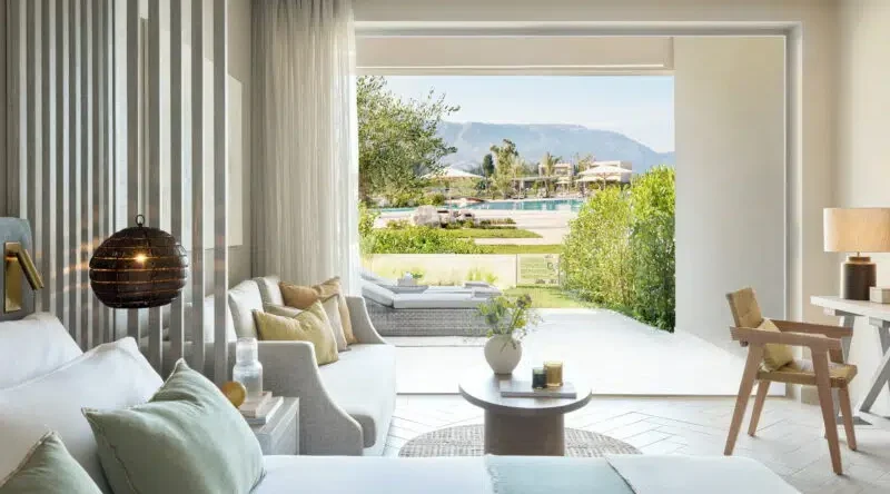 Junior Bungalow Suite Private Garden at Ikos Odisia